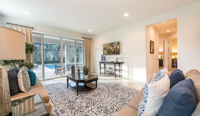 Encore Resort - Ten Bedroom Villa Living room